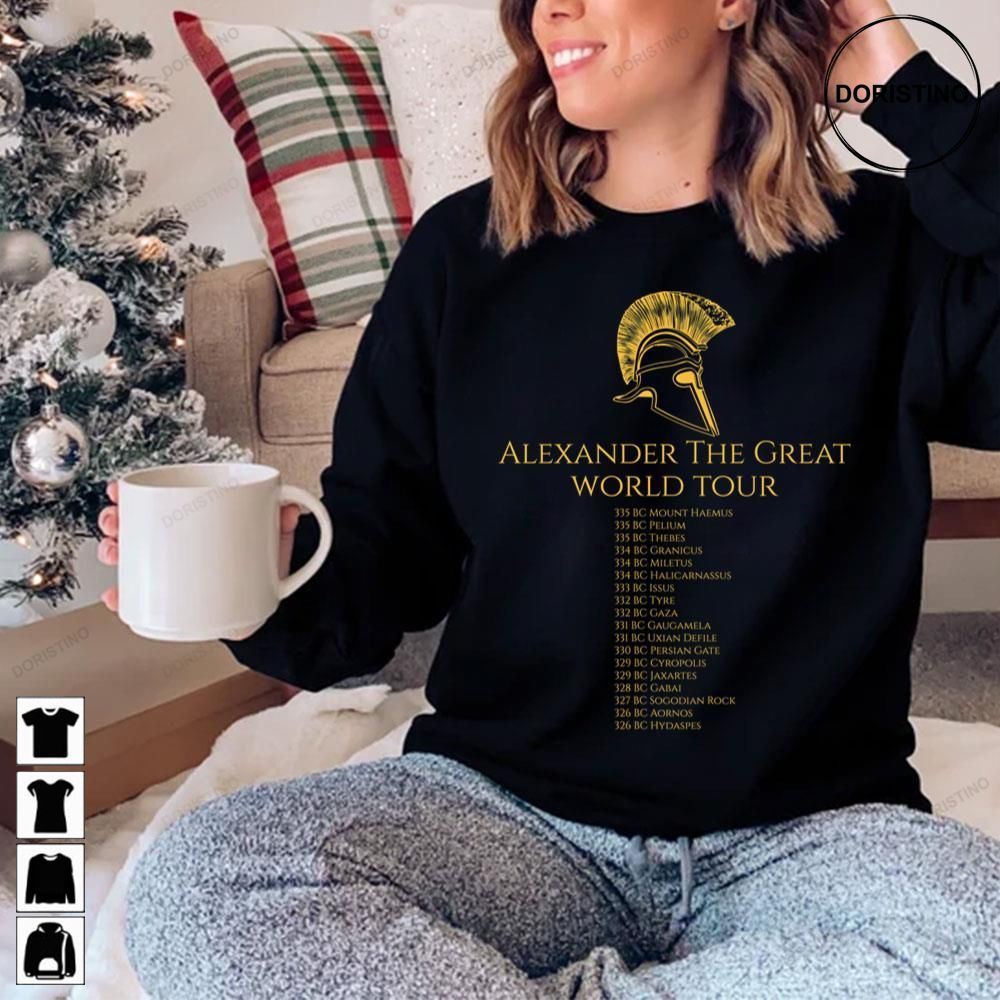 Alexander The Great World Tour Limited Edition T-shirts