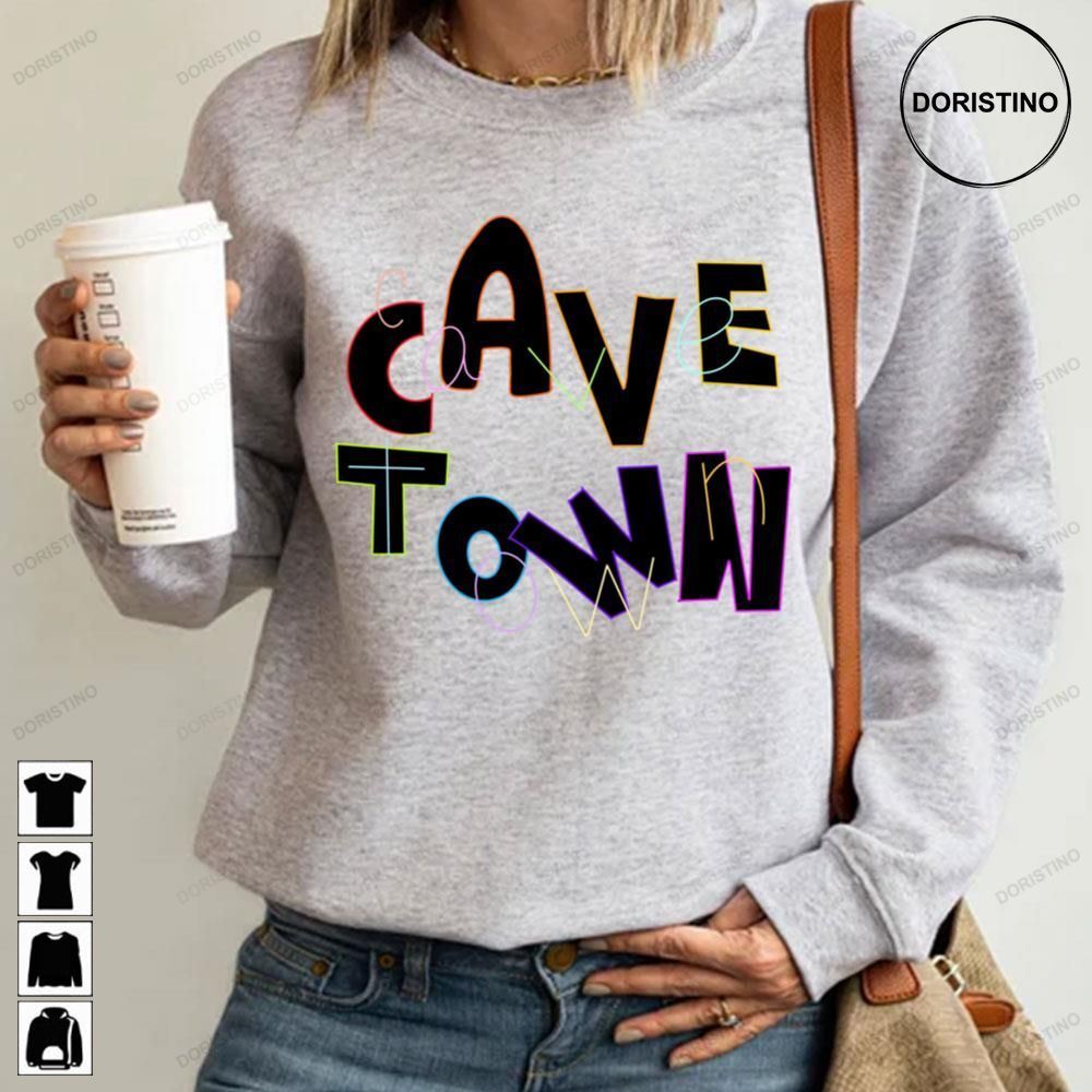 Colorful Art Cave Town Trending Style