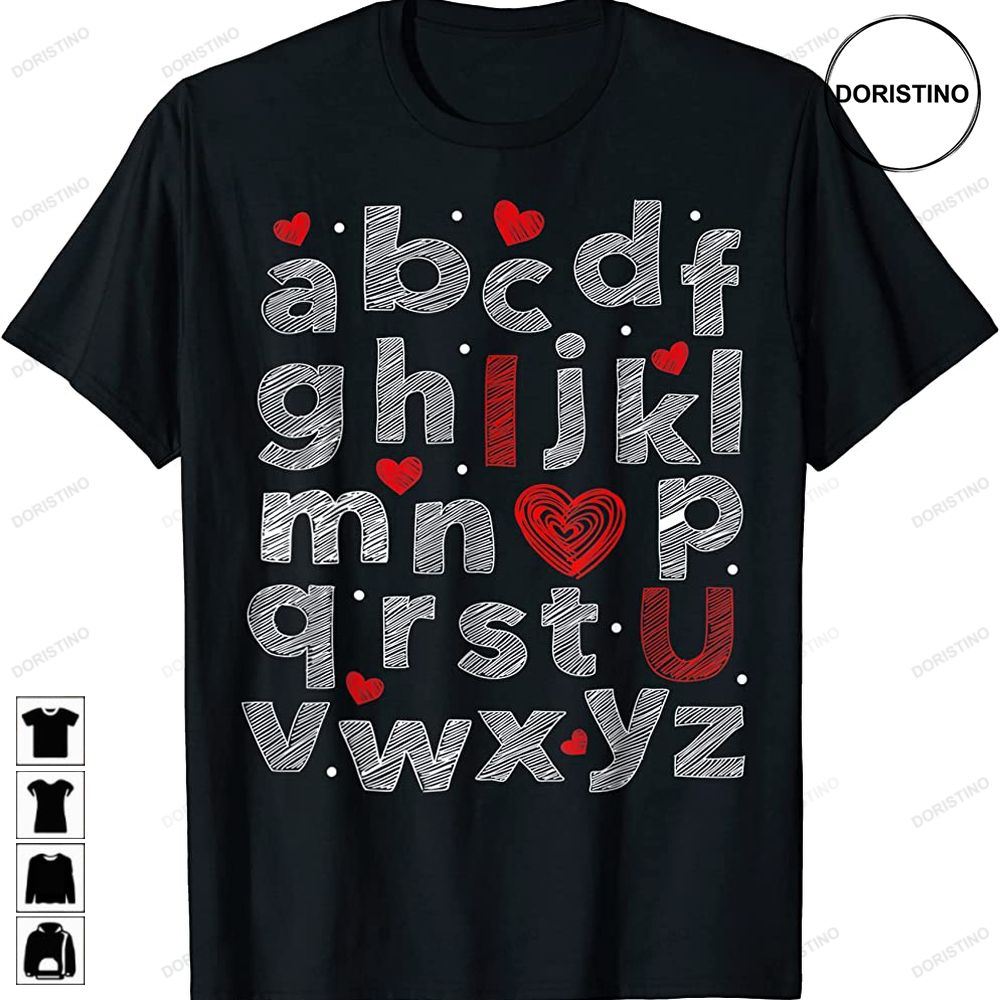 Abc Alphabet I Love You English Teacher Valentines Day Gifts Trending Style