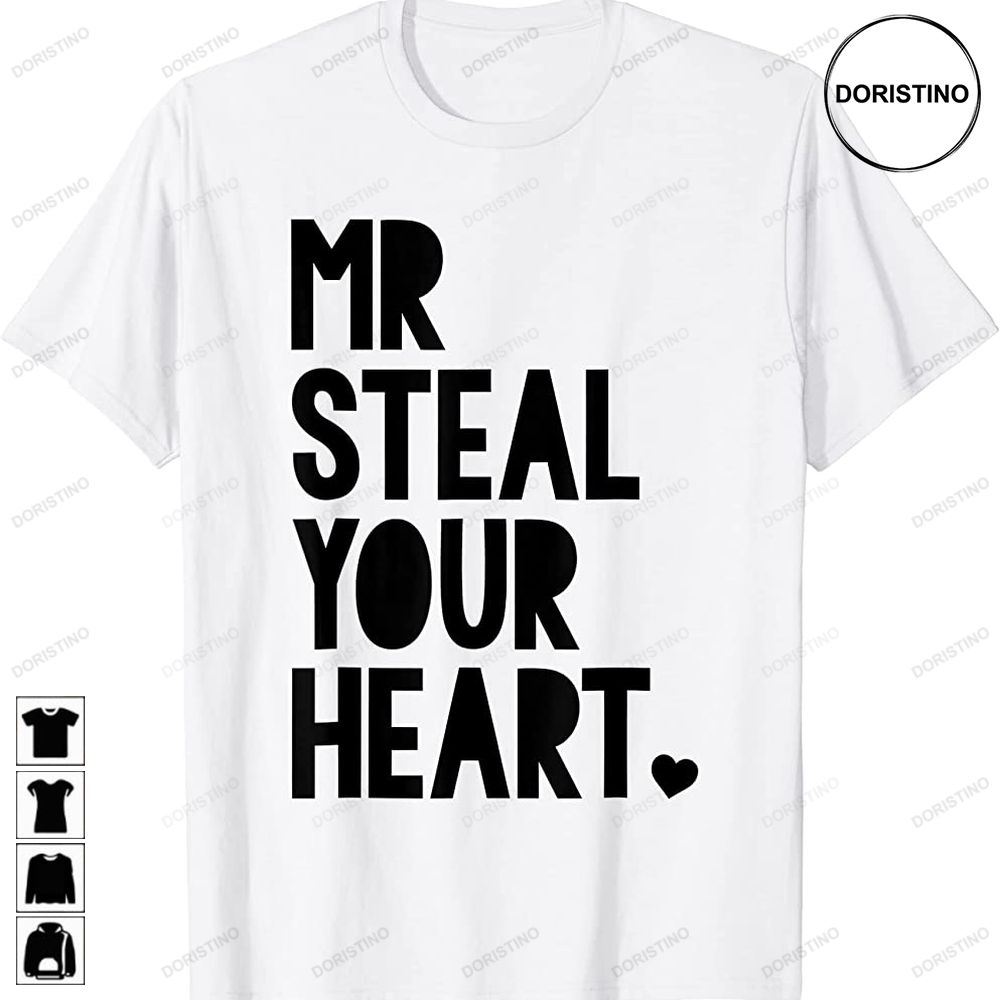 Boys Valentine Mr Steal Your Heart For Boys Toddlers Limited Edition T-shirts