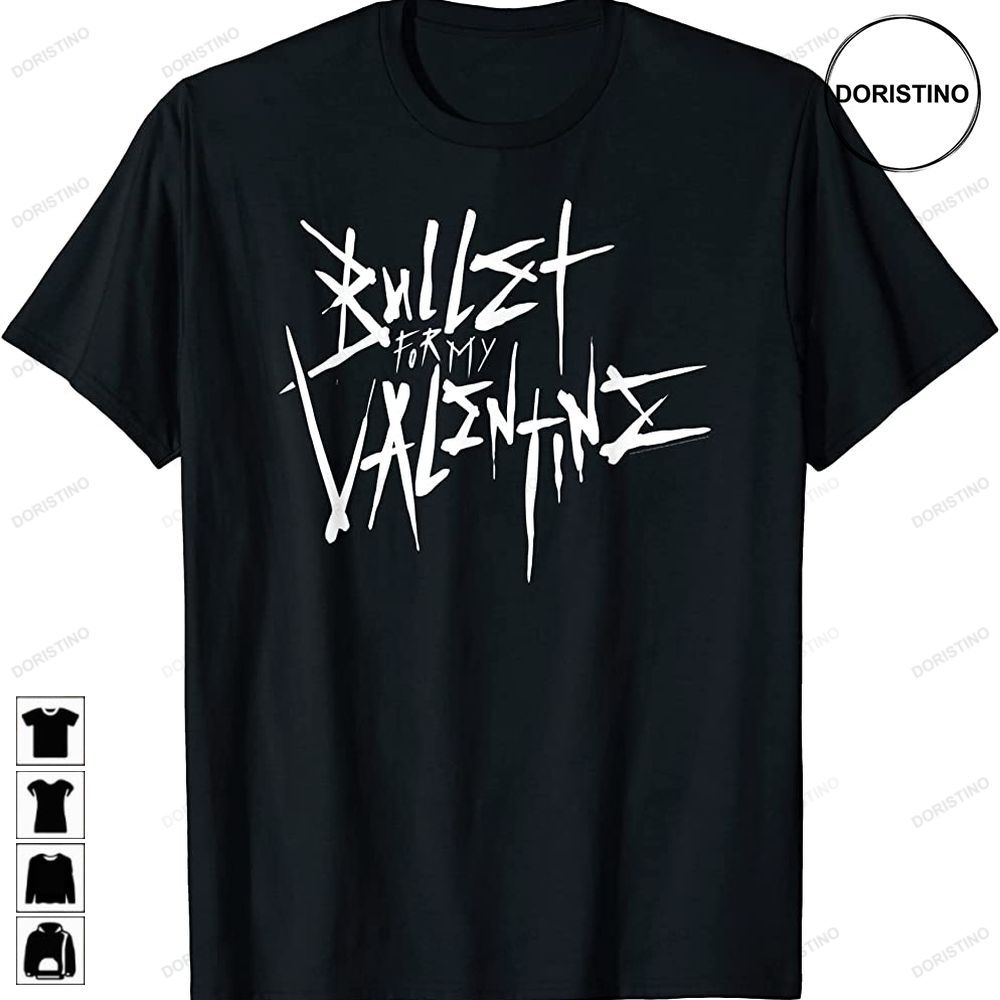 Bullet For My Valentine – White Logo Trending Style