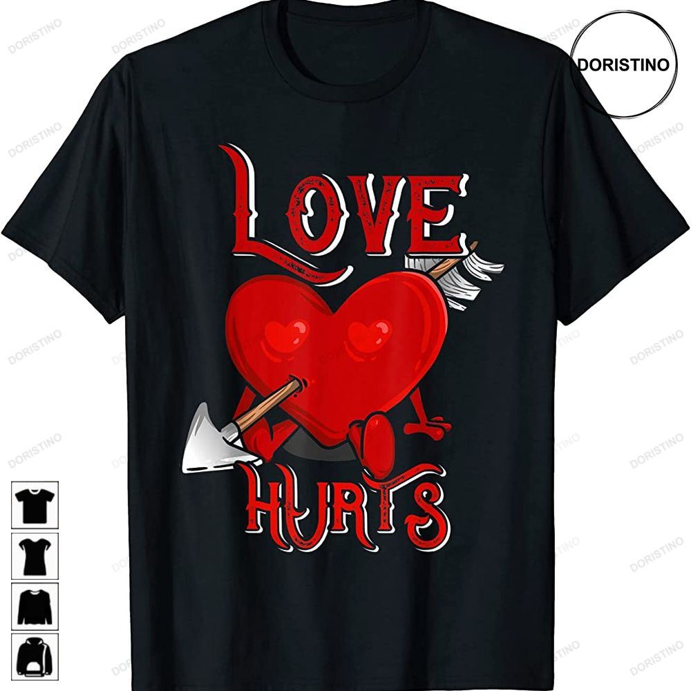 Cupid Arrow Love Hurts Valentines Day Limited Edition T-shirts
