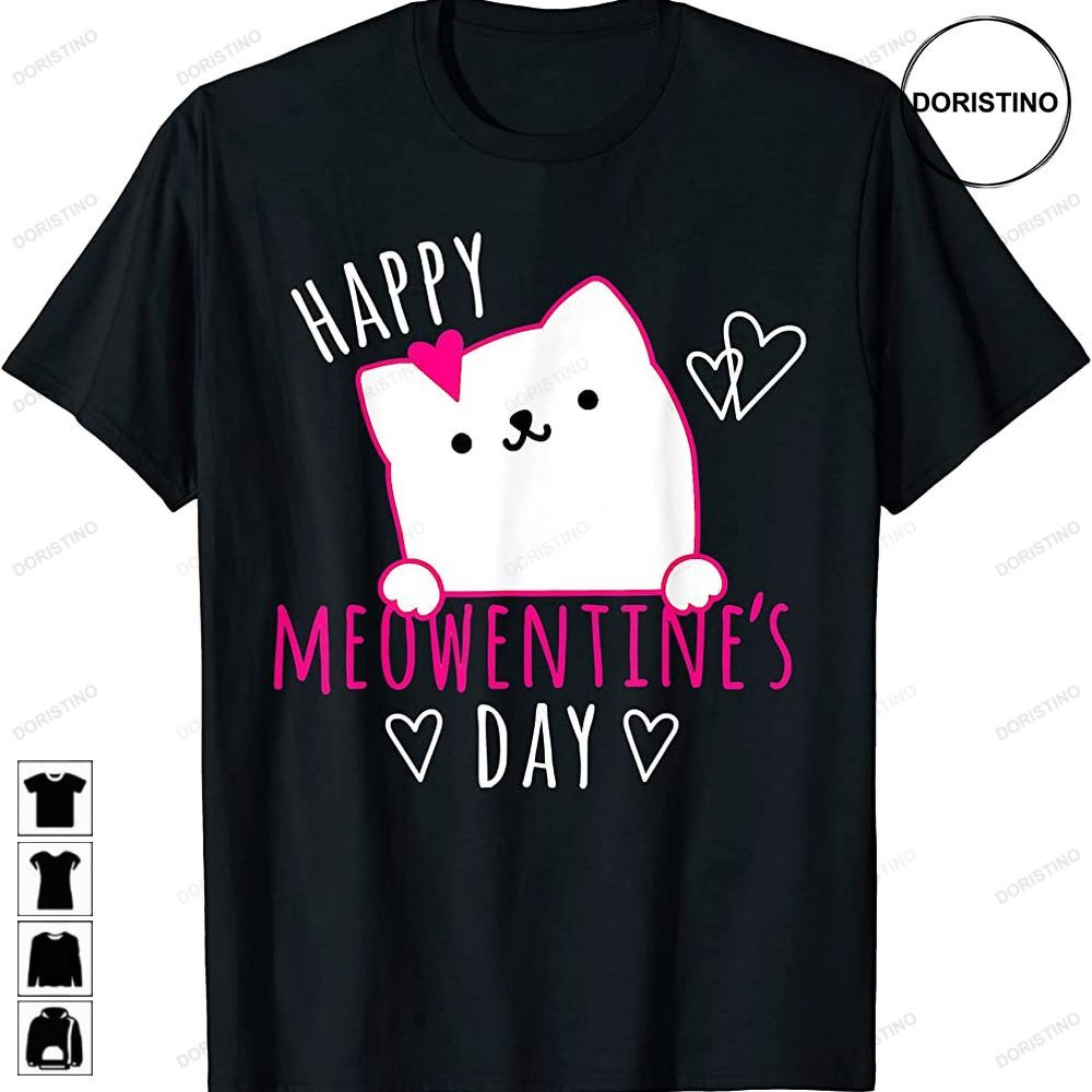 Cute Cat Valentines Day For Girls Kitty-quote Trending Style