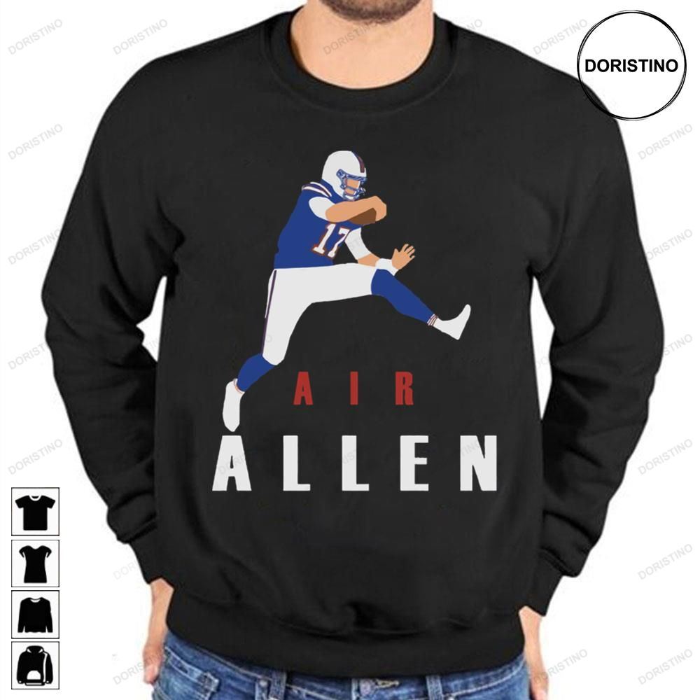 Logo Of Air Allen Josh Allen Fans Design Vintage Football Limited Edition T-shirts