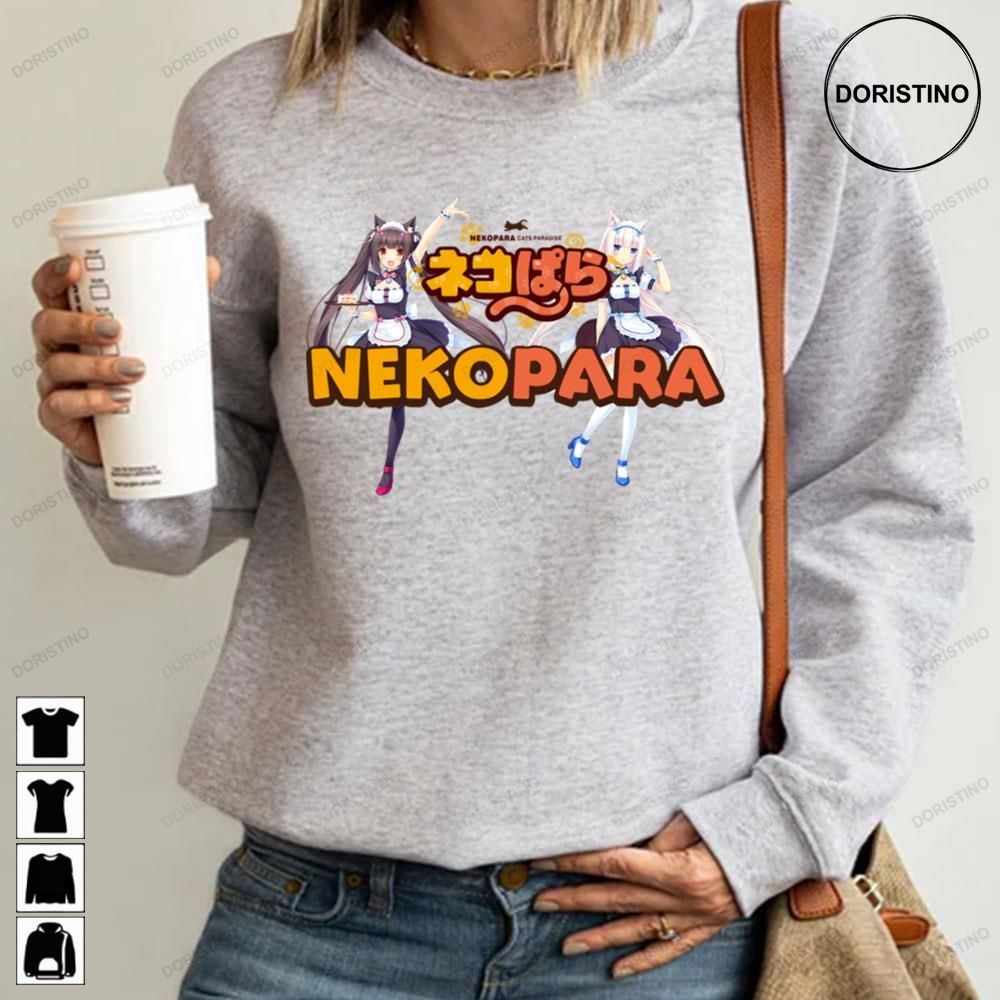 Logo Of Nekopara Chocola X Vanilla Cute Funny Art Anime Awesome Shirts