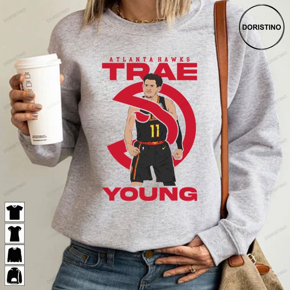 Logo Of Trae Young Funny Art Basketball Trending Style