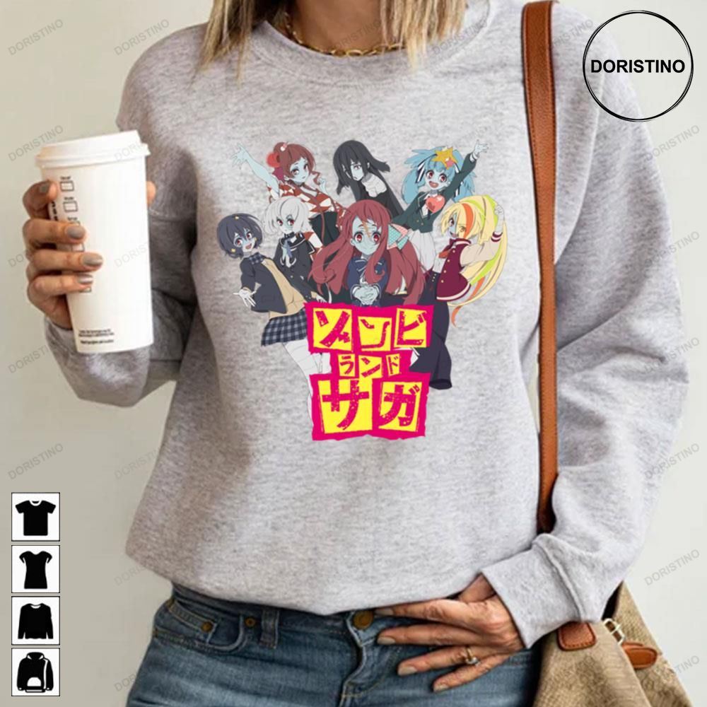 Logo Of Zombieland Saga Vintage Retro Art Anime Awesome Shirts