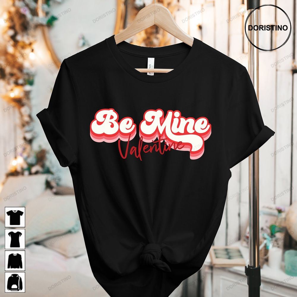 Be Mine Valentine Retro Valentines Day Retro Awesome Shirts