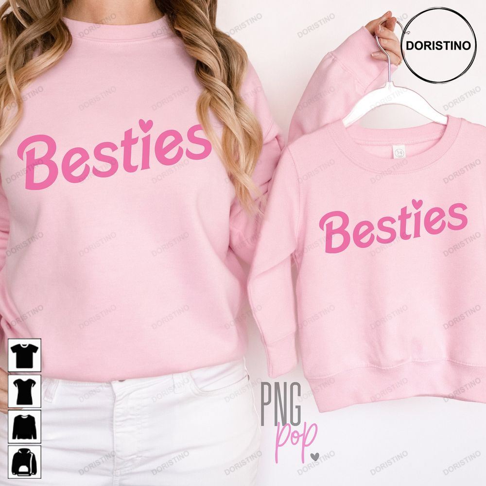 Besties Best Friends Mommy And Me Design Awesome Shirts
