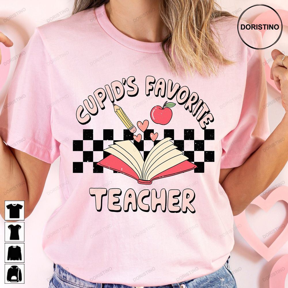 Cupids Favorite Teacher Teacher Valentine Limited Edition T-shirts