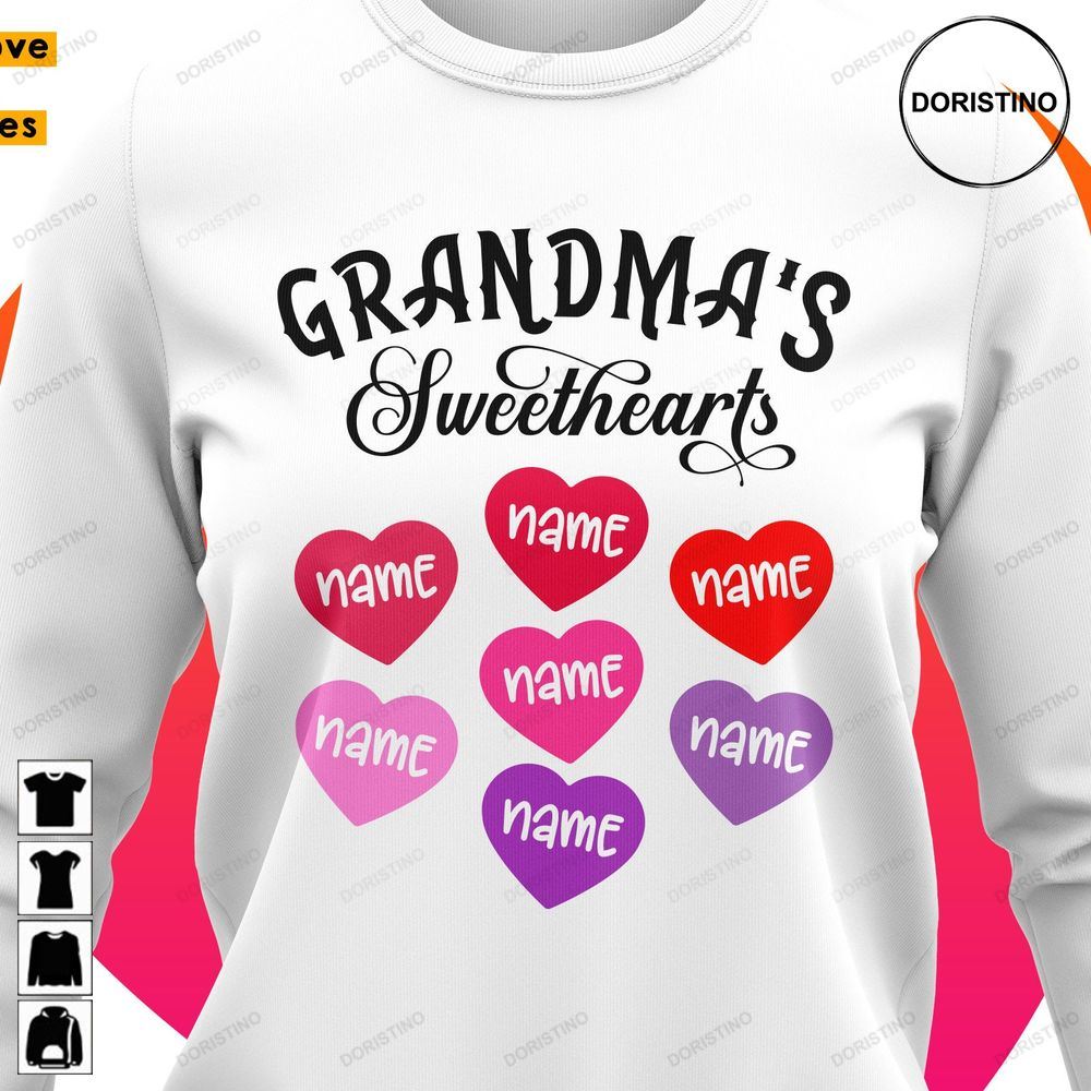 Grandmas Sweethearts Grandmother Valentine Trending Style