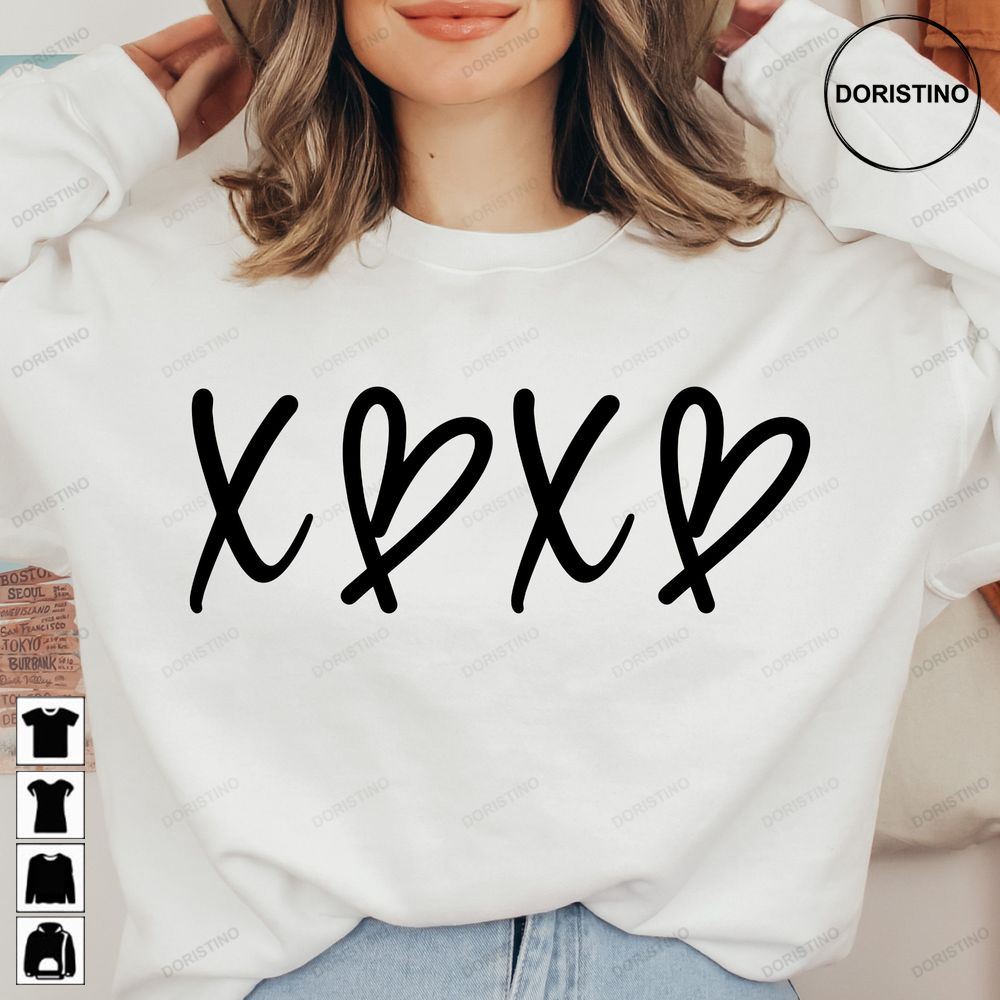 Hugs And Kisses Xoxo Heart Valentine Awesome Shirts