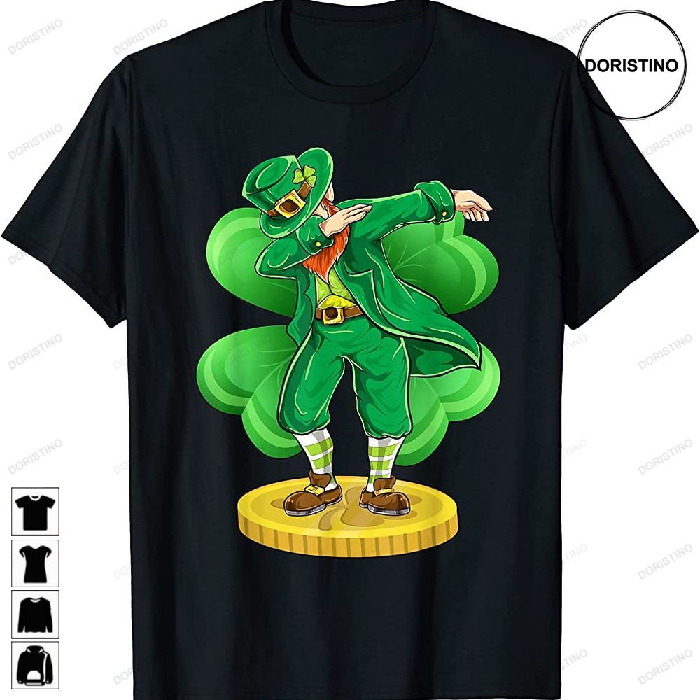 Dabbing Leprechaun Irish St Patricks Day Kids Men Boys Limited Edition T-shirts