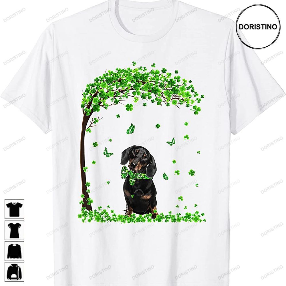 Dachshund St Patricks Day Lover Irish Shamrock Dog Loves Trending Style