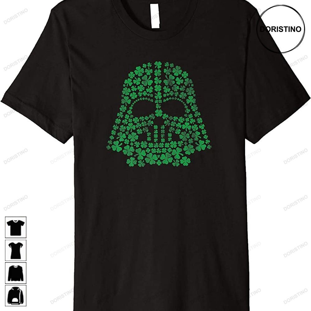 Darth Vader Green Shamrocks St Patricks Day Premium Awesome Shirts