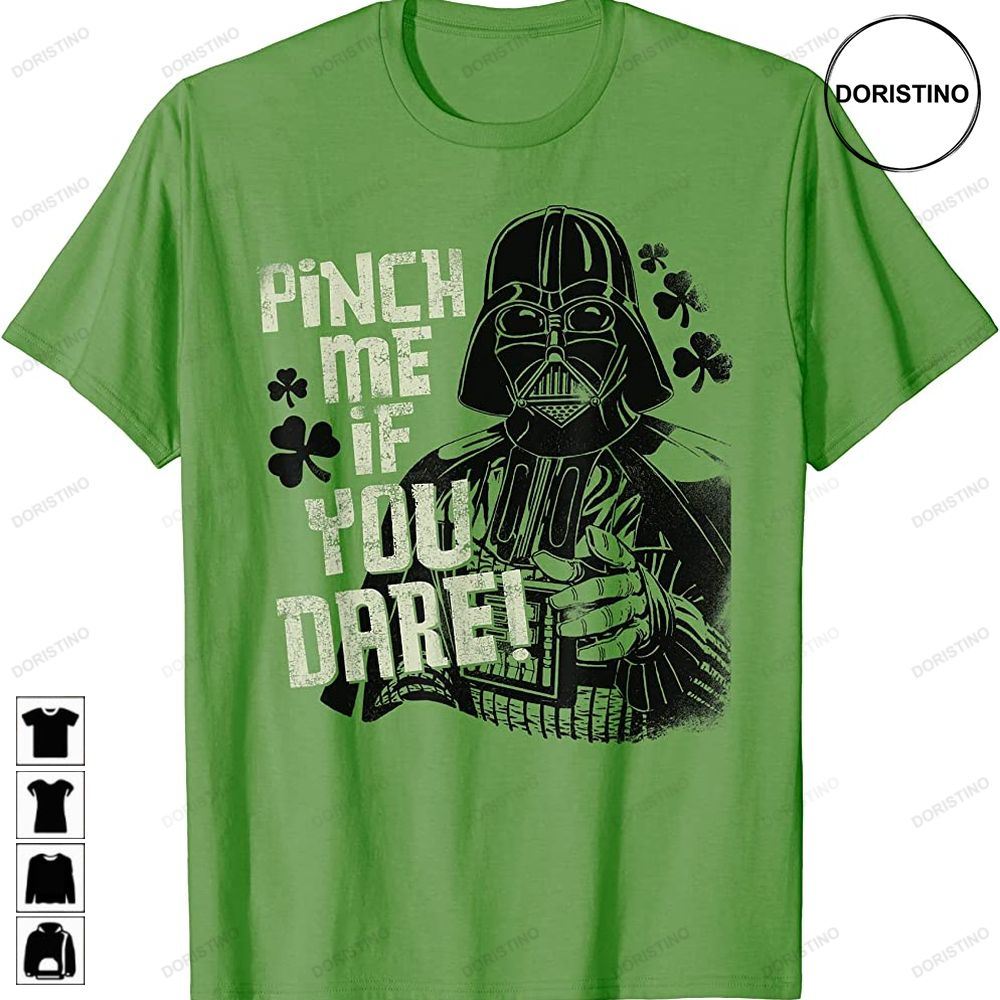 Darth Vader Pinch Me If You Dare St Patricks Day Awesome Shirts