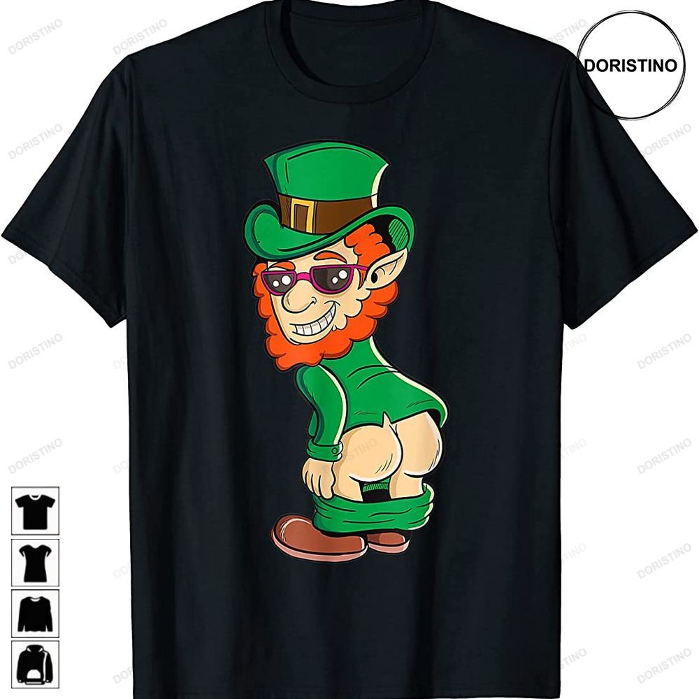 Funny Mooning Leprechaun Butt St Patricks Day Irish Trending Style