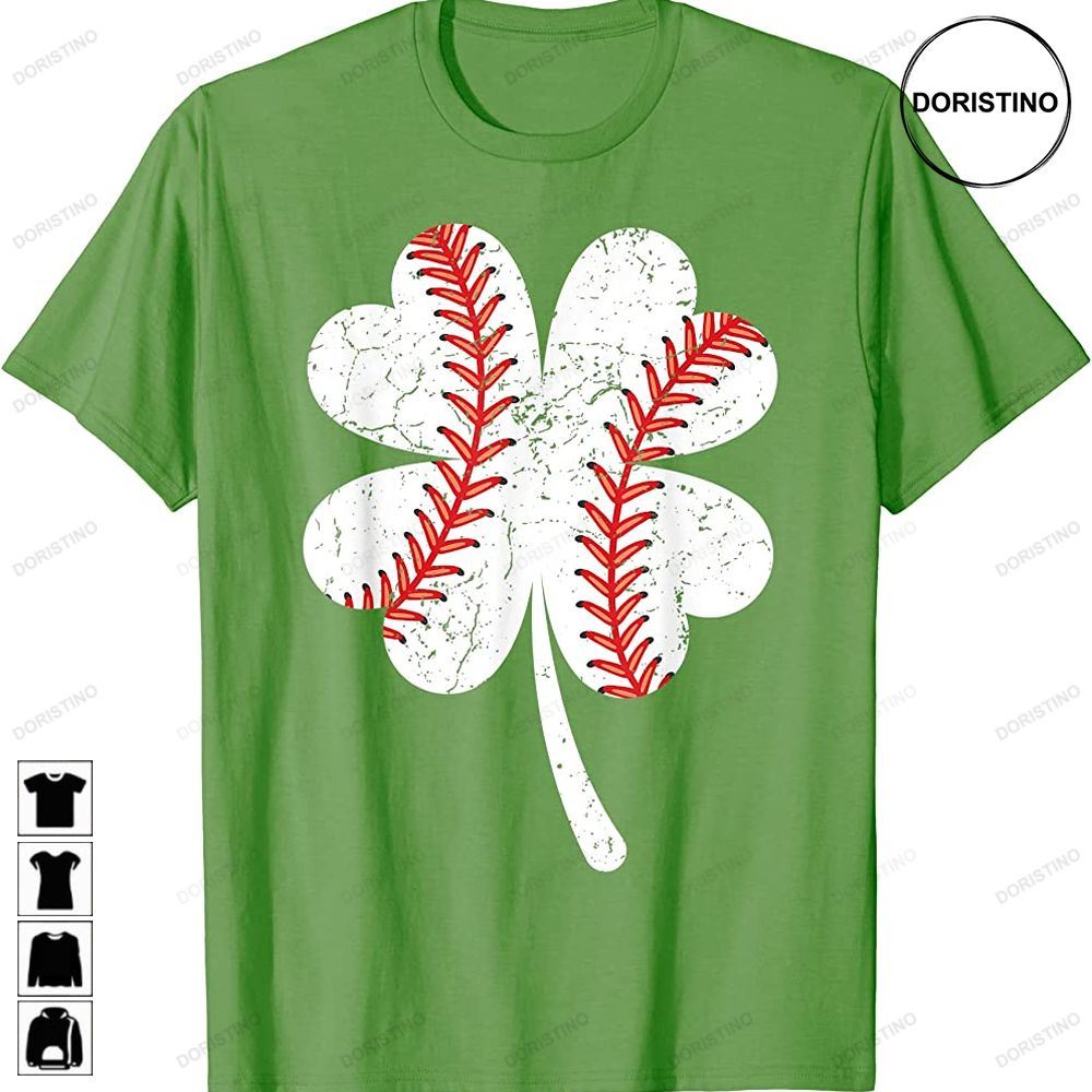 Funny Saint St Patricks Day Baseball Irish Shamrock Ireland Trending Style