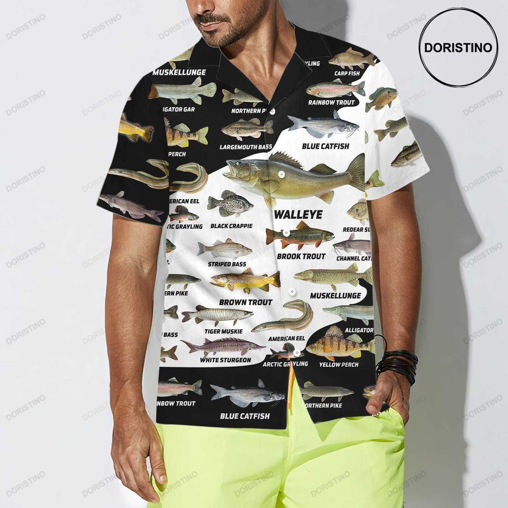 3d Freshwater Fish Types Limited Edition Hawaiian Shirt