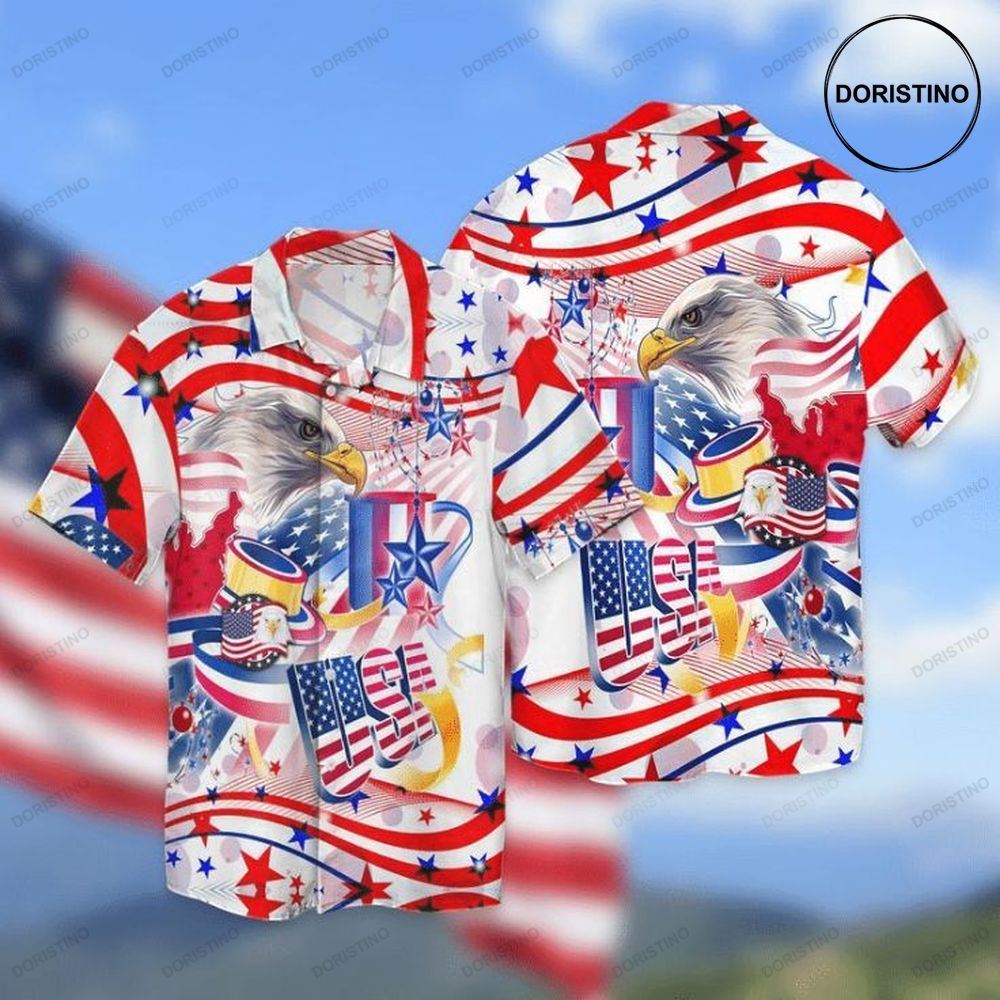 4th Of July Independence Day Eagle American Plag Usa Limited Edition Hawaiian Shirt