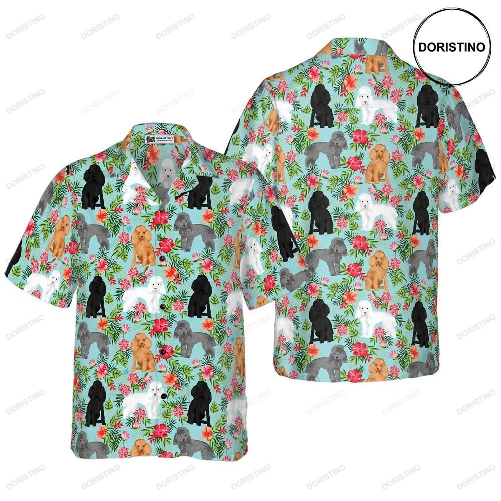 Poodle For Men Hawaiian Shirt