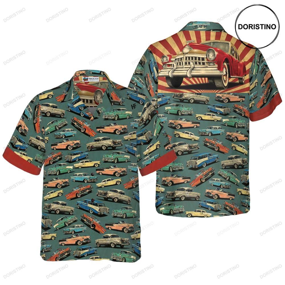 Vintage Car Awesome Hawaiian Shirt