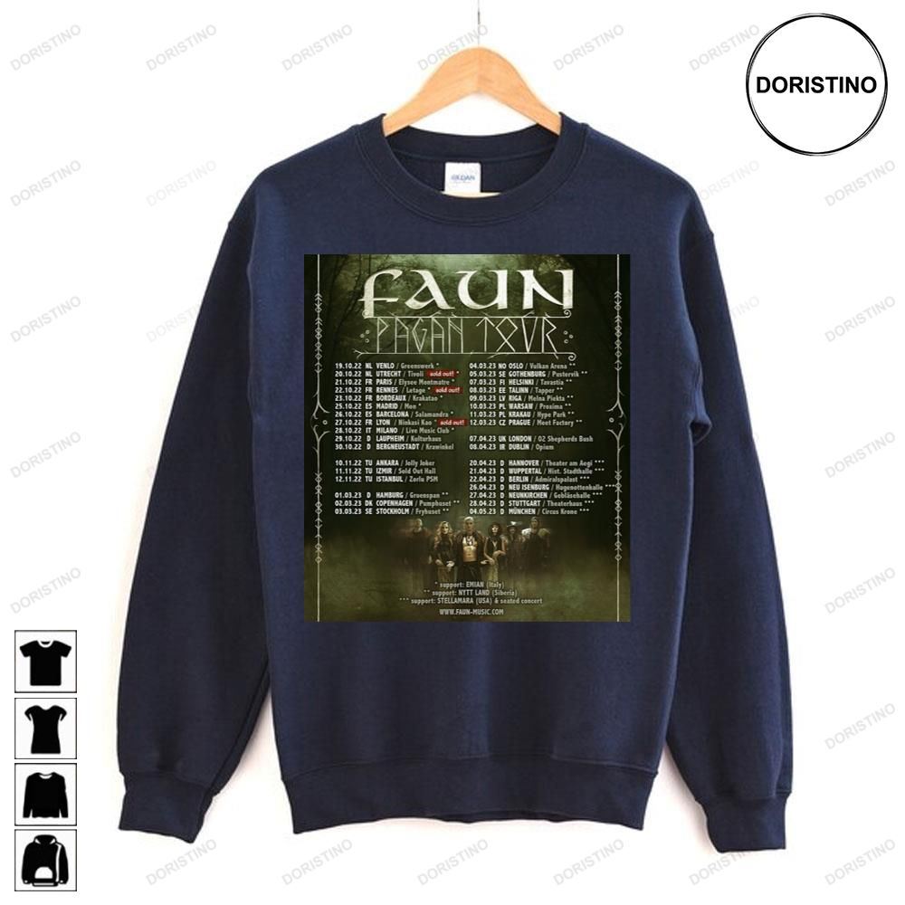 Faun Pagan Tour 2022 2023 Dates Limited Edition T-shirts