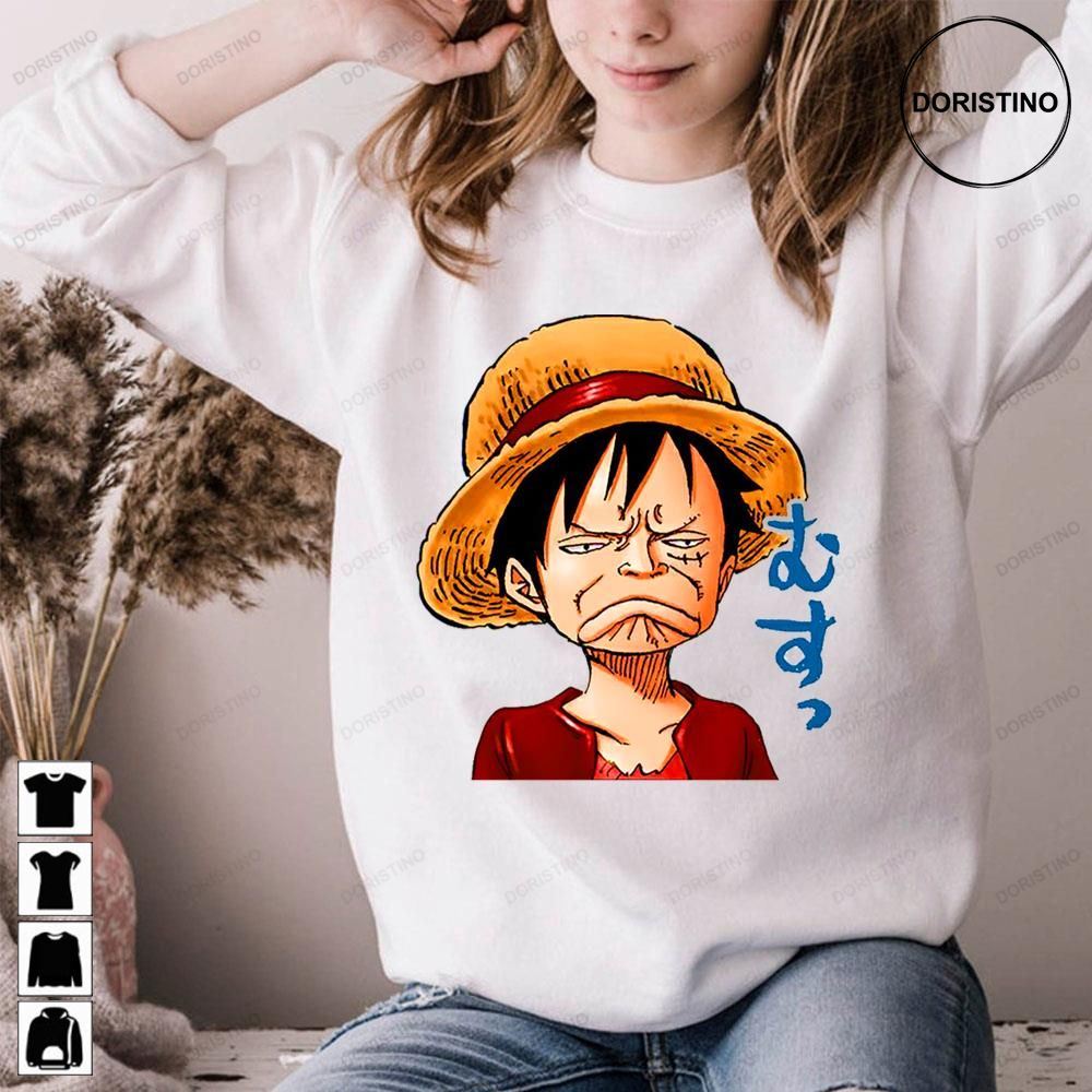 Funny Face Luffy One Piece Awesome Shirts