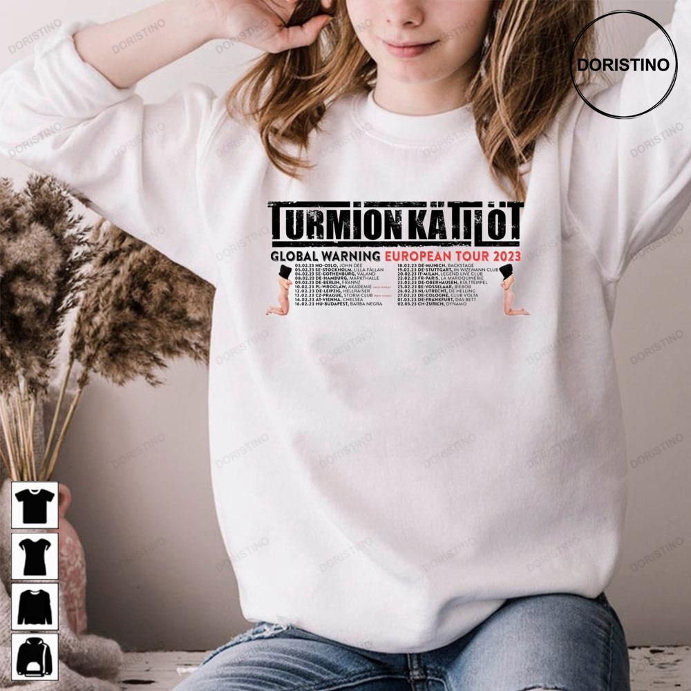 Global Warning European Tour 2023 Turmion Katilot Limited Edition T-shirts
