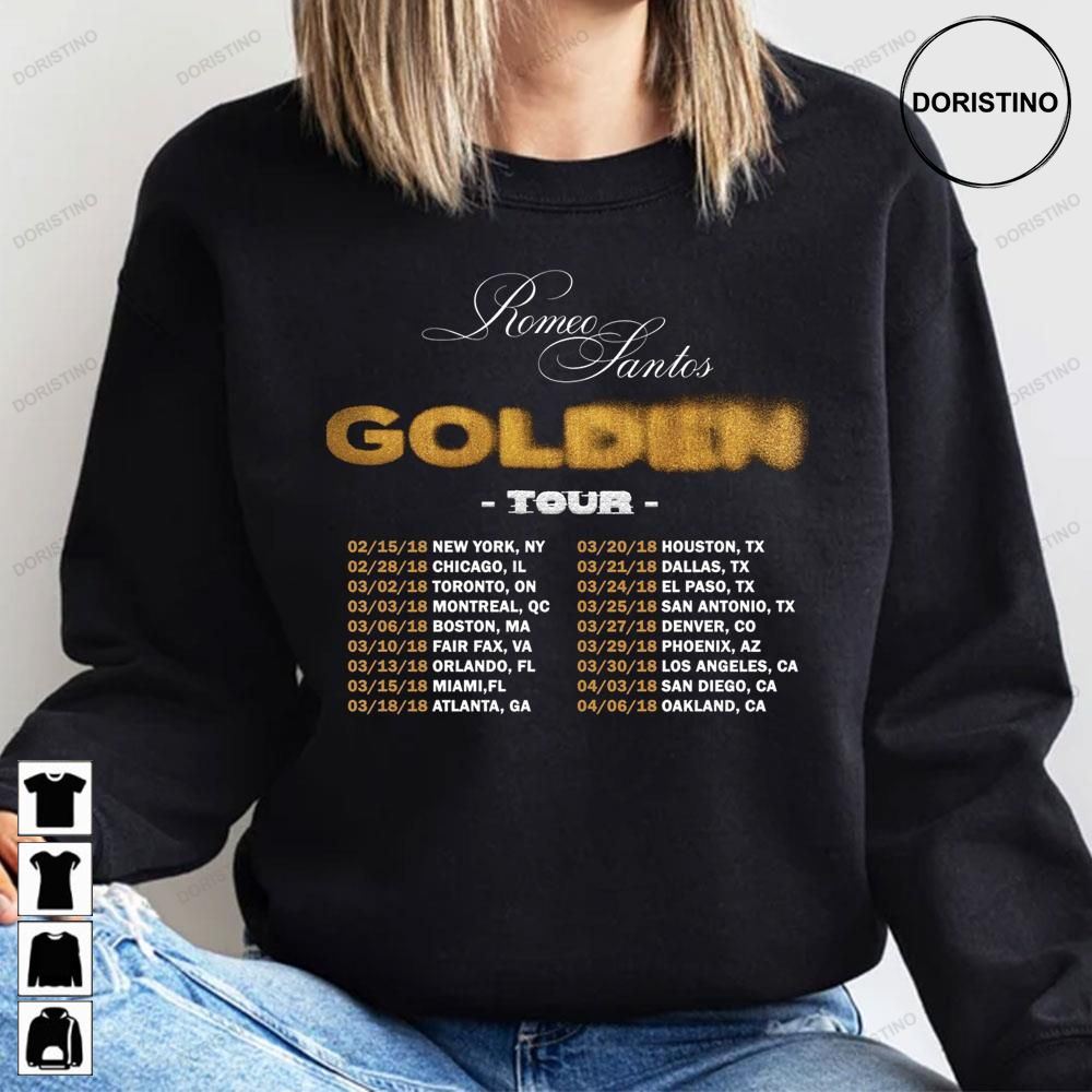 Golden Tour Romeo Santos 2018 Trending Style