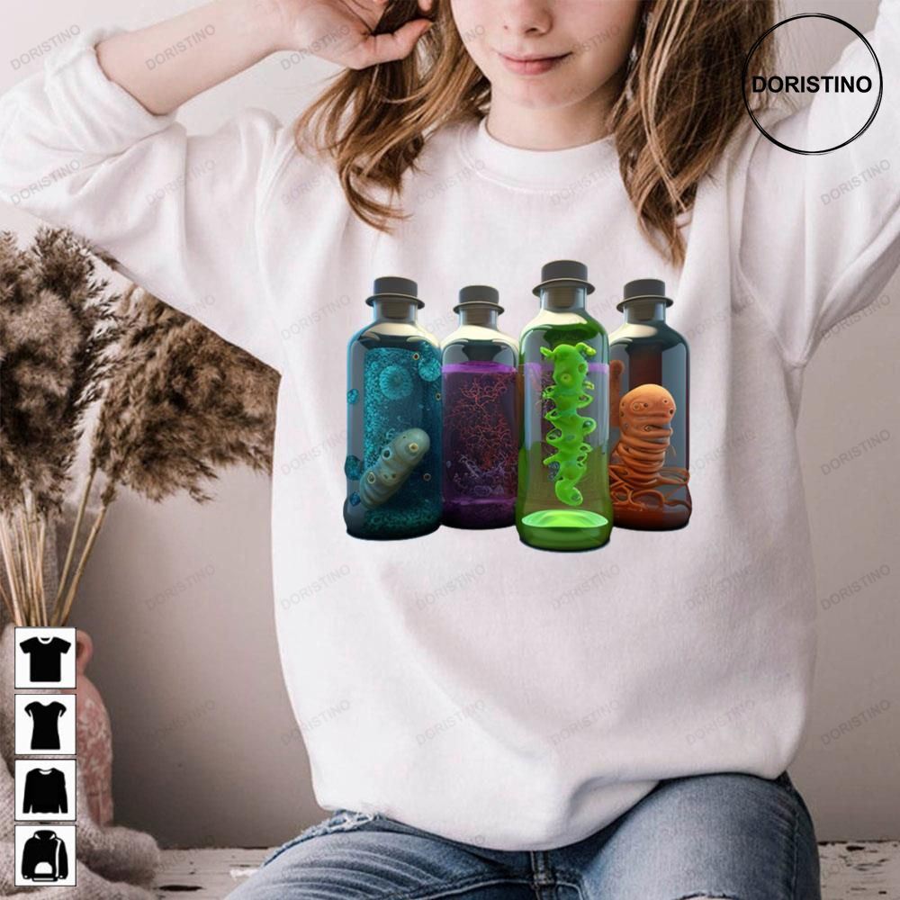 Hd Realistic Colorful Ghost Bacteria Ảt Limited Edition T-shirts