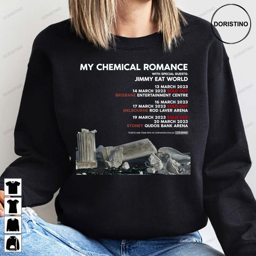 Jimmy Eat World With My Chemical Romance 2023 Tour Awesome Shirts