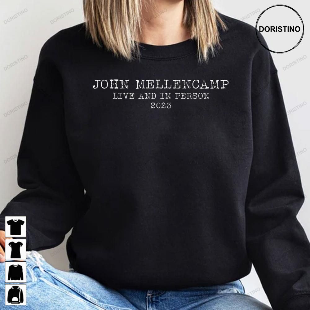 John Mellencamp Live And In Person 2023 Limited Edition T-shirts