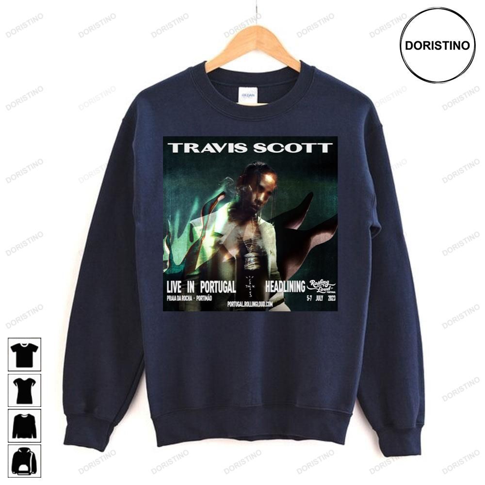 Live In Portugal Travis Scott Limited Edition T-shirts