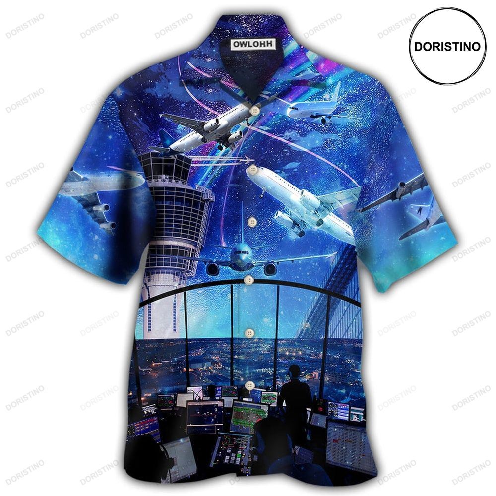 Airplane And Air Traffic Controller Limited Edition Hawaiian Shirt