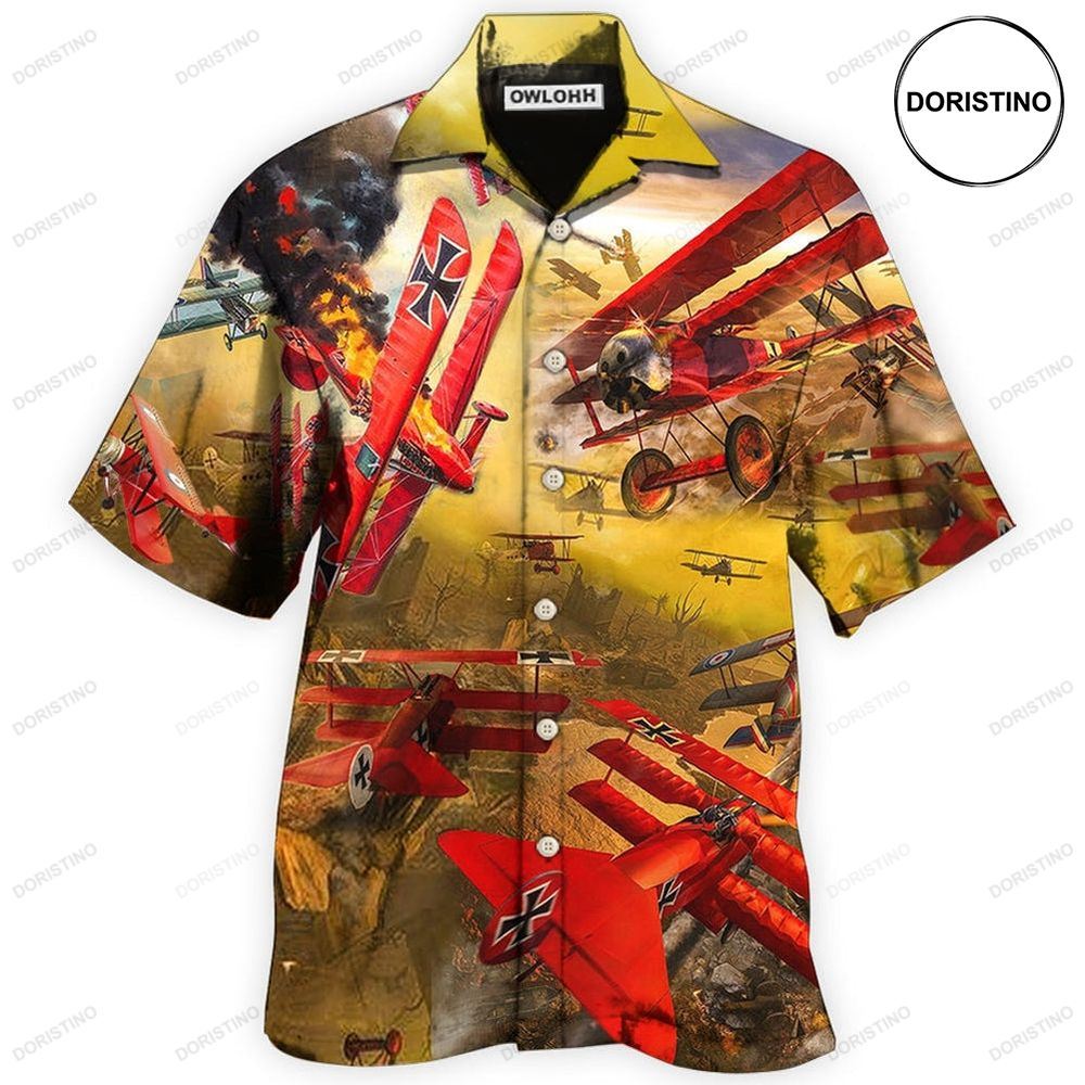 Airplane In The War Hawaiian Shirt