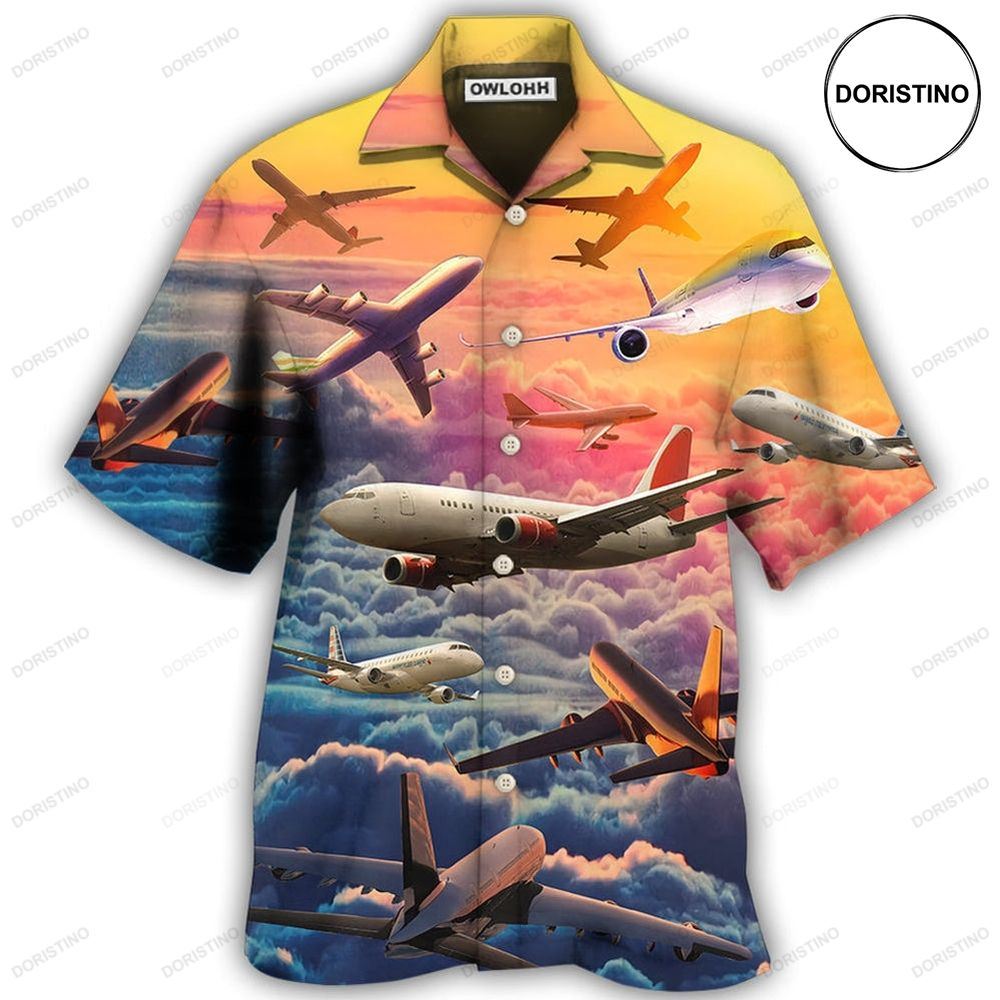 Airplane Let Your Dreams Take Flight Awesome Hawaiian Shirt