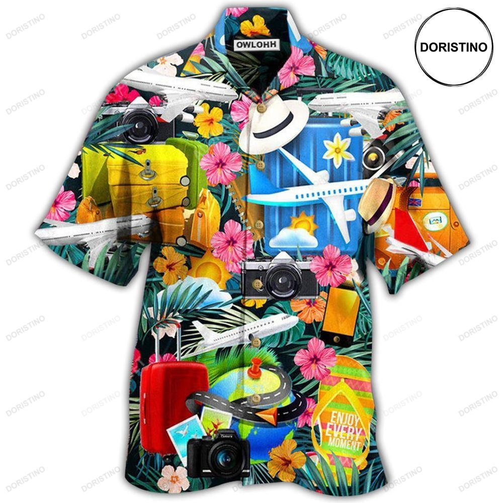Airplane Take Your Flights Go Anywhere With Lovely Flower Hawaiian Shirt