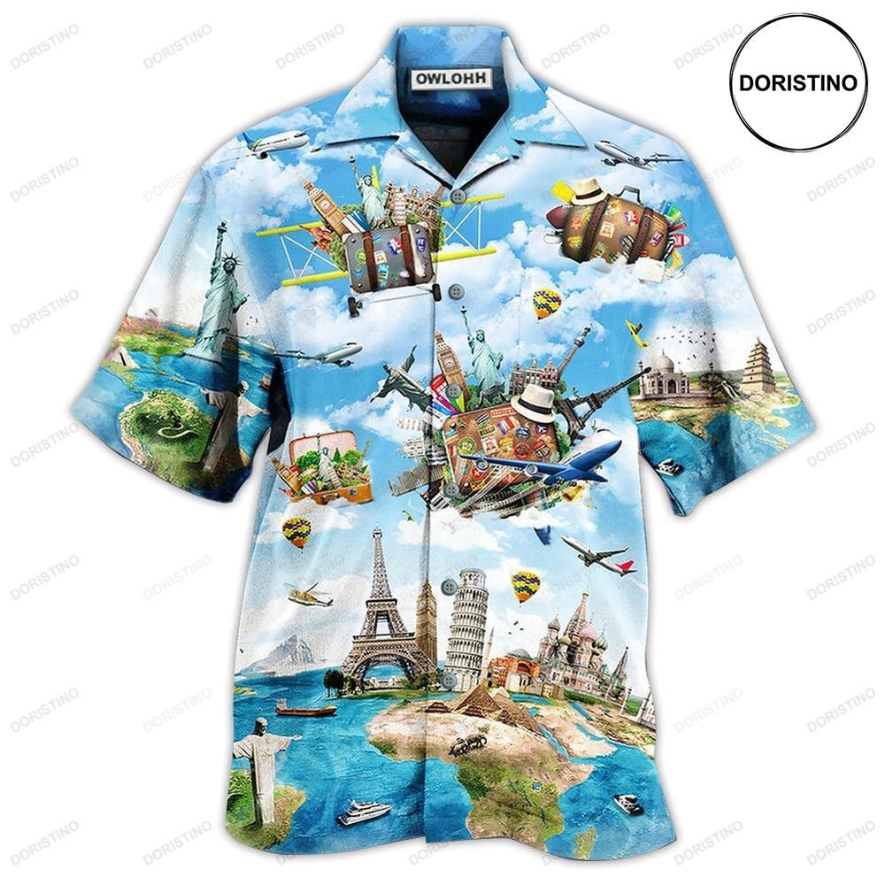 Airplane Travel World Whole Life Awesome Hawaiian Shirt