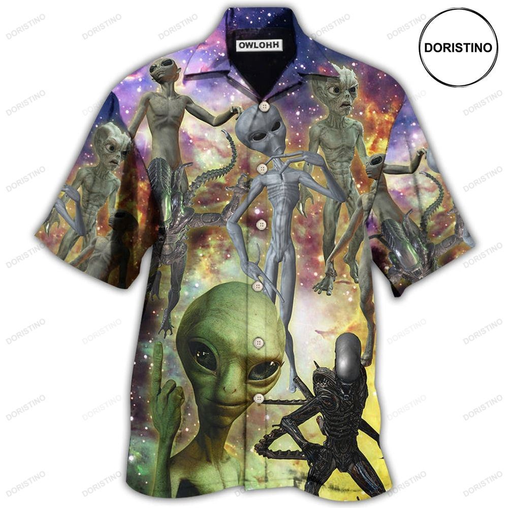 Alien Mysterious Galaxy Awesome Hawaiian Shirt