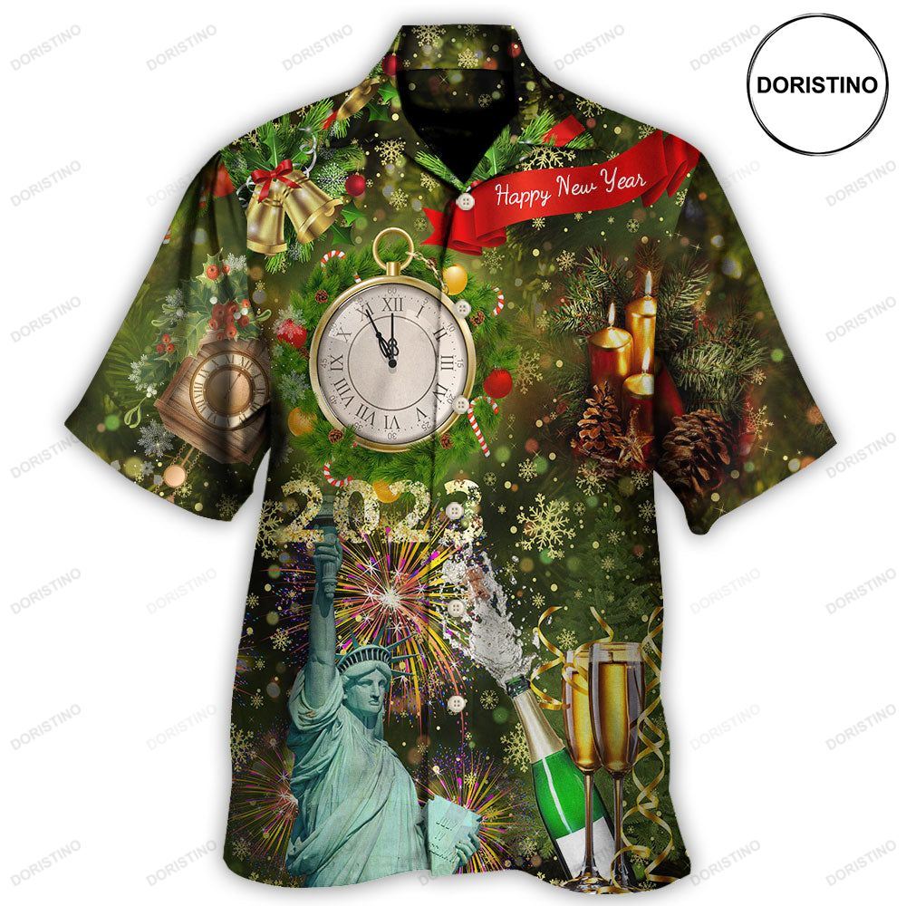 America 2023 Happy New Year Night Hawaiian Shirt