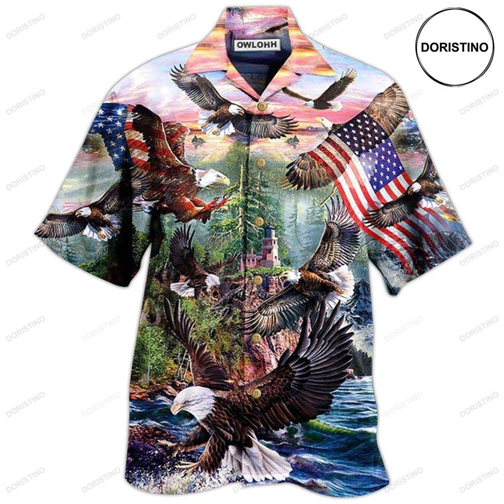 America Eagle Spirit Of America Hawaiian Shirt