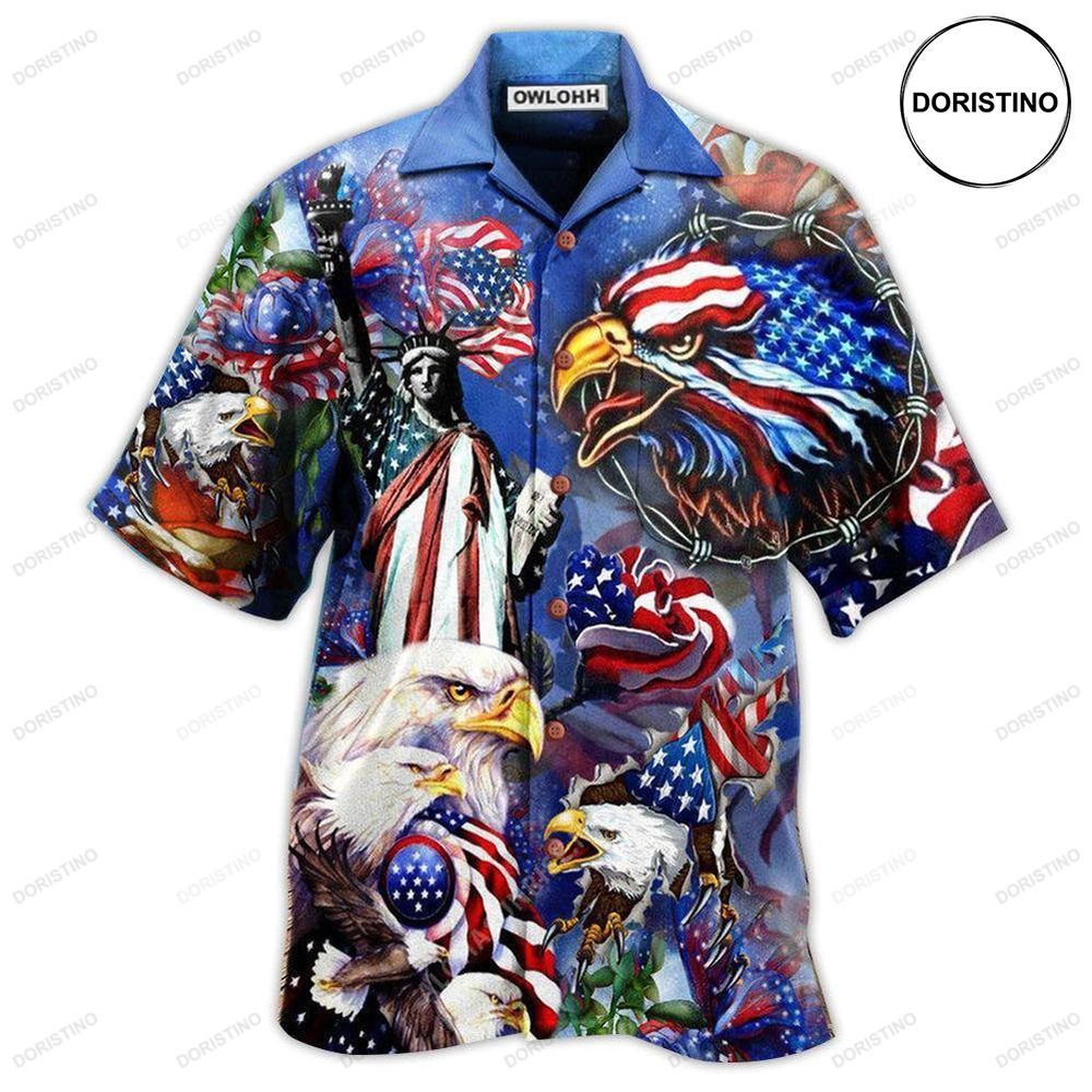 America My Heat Beats True To My Country Patriotism Awesome Hawaiian Shirt