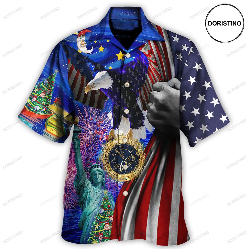 America New Year New America Christmas 2023 Limited Edition Hawaiian Shirt