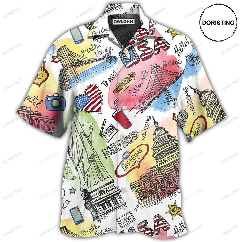 America Usa Art Awesome Hawaiian Shirt