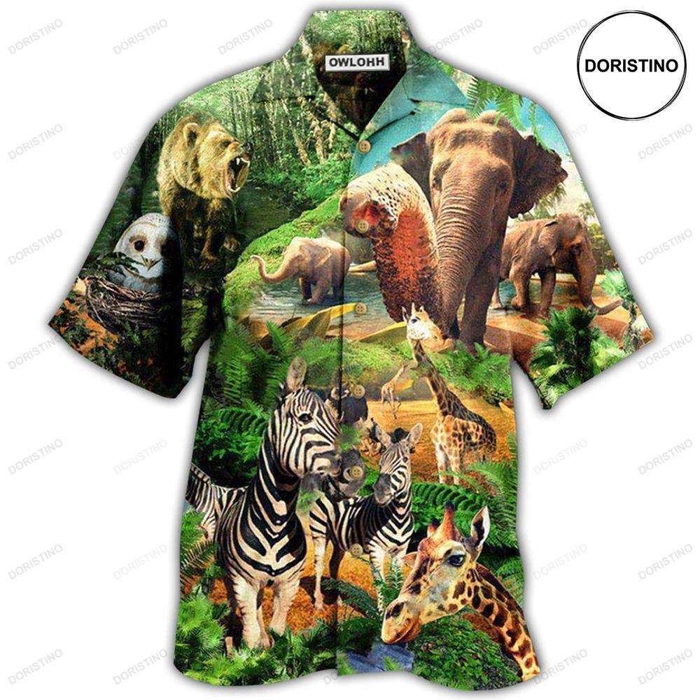 Animals Love And Conserve Our Wildlife And Diversity Limited Edition Hawaiian Shirt