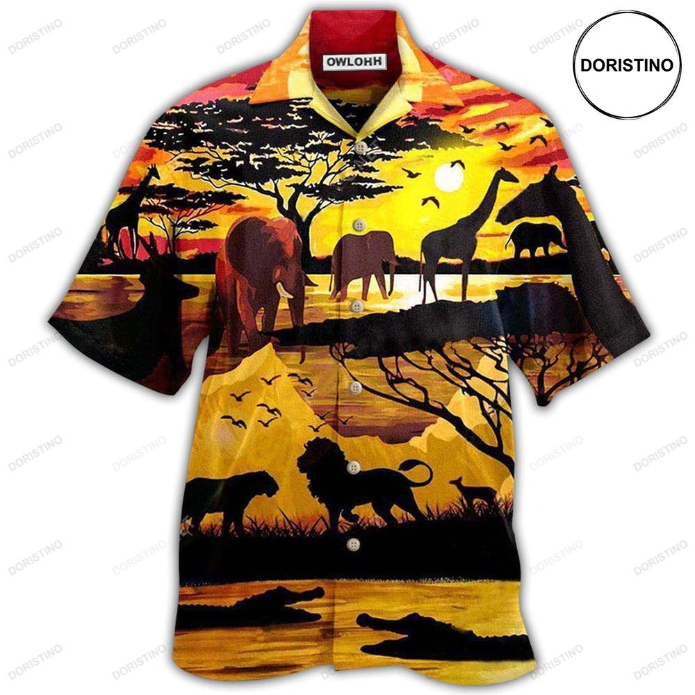 Animals Safari Where Life Begins Limited Edition Hawaiian Shirt