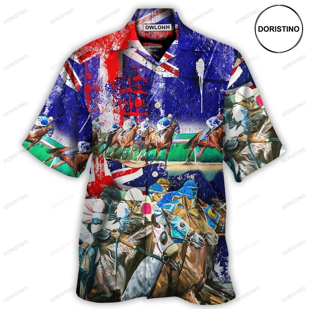 Australia Horse Racing Lover Awesome Hawaiian Shirt