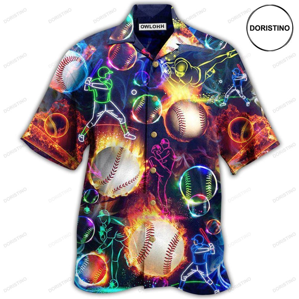 Baseball The Others Chase My Ball Funny Fire Awesome Hawaiian Shirt