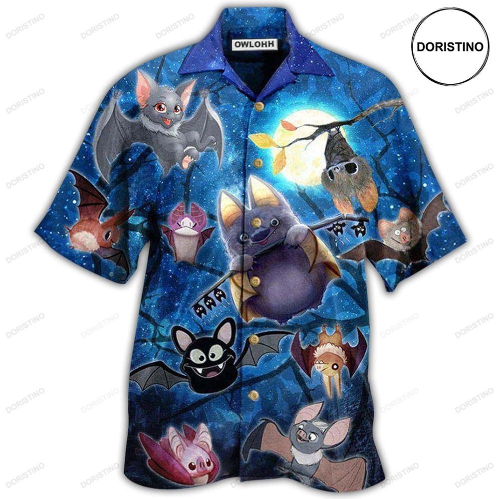 Bat Cute Bats Of The Night Not Scared But Cute Limited Edition Hawaiian Shirt